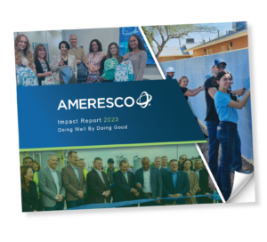 2023 Ameresco Impact Report cover